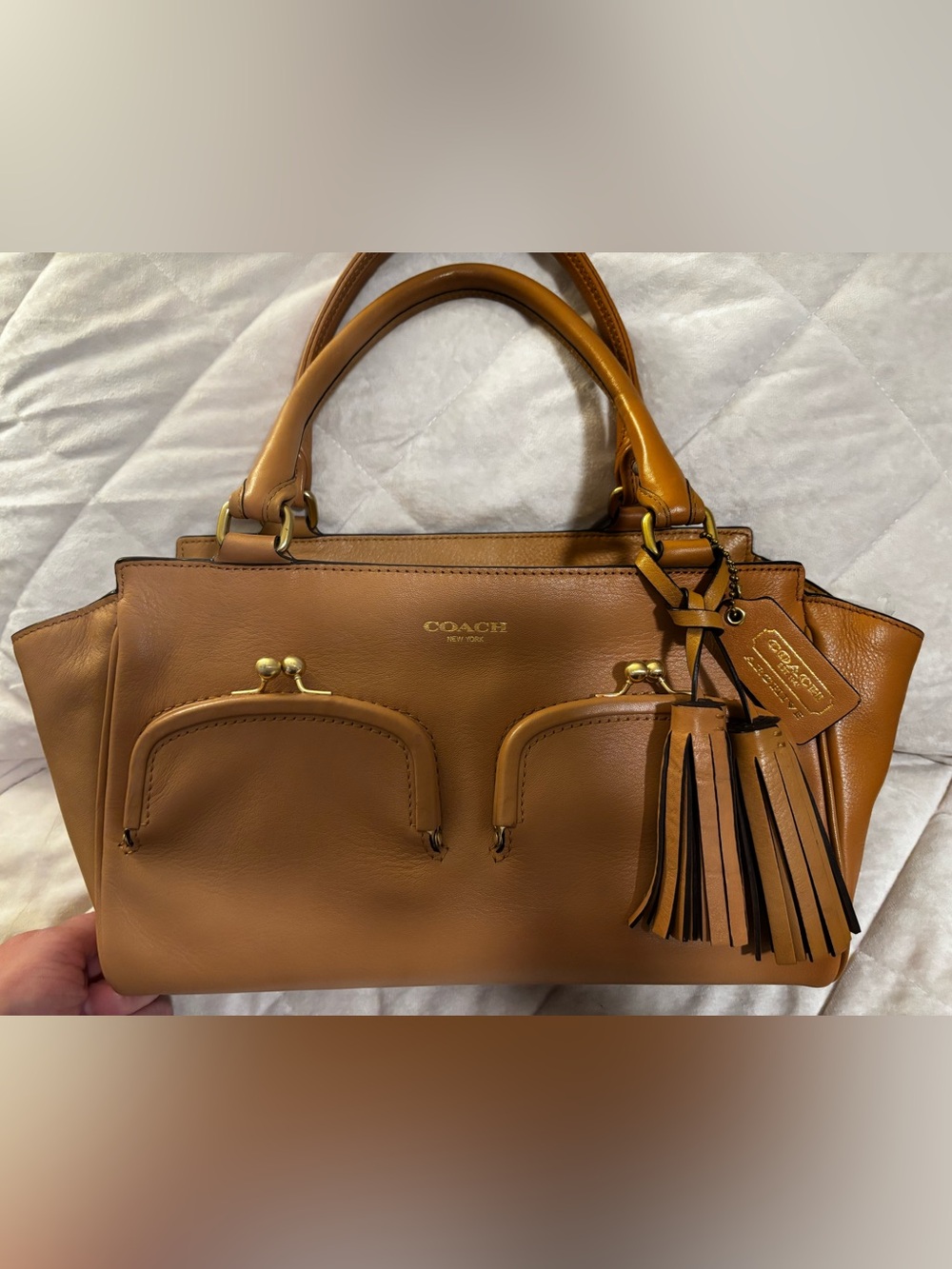 Coach Archive 2012 Taylor Satchel with Double Kisslocks